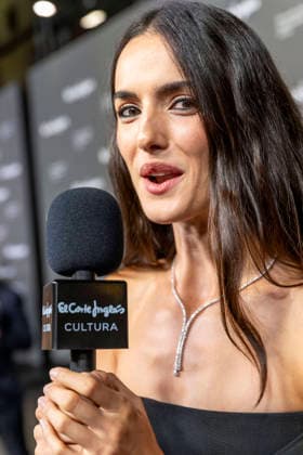 September 18, 2026, Madrid, Madrid, Spain: BLANCA PADILLA speaks to the press during the closing party for MBFW Madrid at the Reina SofoÂ­a Museum on September 18, 2026, in Madrid, Spain. Madrid Spain  - ZUMAc312 20260918_zsp_c312_265 Copyright: xOscarxManuelxSanchezx