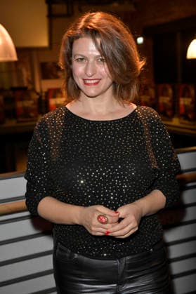 Flonja Kodheli bei der Premiere des Kinofilms Von Scham und Geld im Kino in der KulturBrauerei. Berlin, 18.09.2026