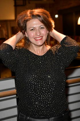 Flonja Kodheli bei der Premiere des Kinofilms Von Scham und Geld im Kino in der KulturBrauerei. Berlin, 18.09.2026