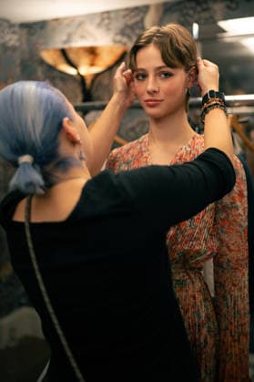 Ginny Litscher Catwalk Show 2026 A model walks the runway at the Ginny Litscher Catwalk Show 2026 at The Haymarket Hotel on September 18, 2026 in London, England., Credit:Lounis Tiar Avalon United Kingtom, London, Haymarket Hotel  Copyright: xLounisxTiarx xAvalonx 1136246325