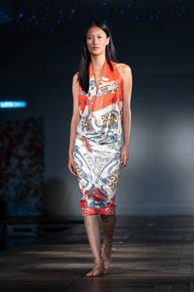 Ginny Litscher Catwalk Show 2026 A model walks the runway at the Ginny Litscher Catwalk Show 2026 at The Haymarket Hotel on September 18, 2026 in London, England., Credit:Lounis Tiar Avalon United Kingtom, London, Haymarket Hotel  Copyright: xLounisxTiarx xAvalonx 1136247570