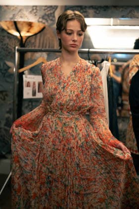 Ginny Litscher Catwalk Show 2026 A model walks the runway at the Ginny Litscher Catwalk Show 2026 at The Haymarket Hotel on September 18, 2026 in London, England., Credit:Lounis Tiar Avalon United Kingtom, London, Haymarket Hotel  Copyright: xLounisxTiarx xAvalonx 1136247746