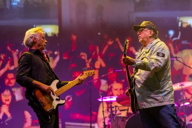 September 18, 2026, Chicago, Illinois, USA: GLEN MATLOCK and STEVE JONES of English punk rock bad the Sex Pistols during Riot Fest Music Festival in Chicago, Illinois Chicago USA  - ZUMAs135 20260918_zap_s135_182 Copyright: xDanielxDeSloverx