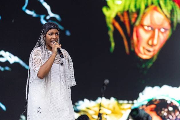 September 18, 2026, Chicago, Illinois, USA: Singer SANTIGOLD (SANTI WHITE) during Riot Fest Music Festival in Chicago, Illinois Chicago USA  - ZUMAs135 20260918_zap_s135_158 Copyright: xDanielxDeSloverx