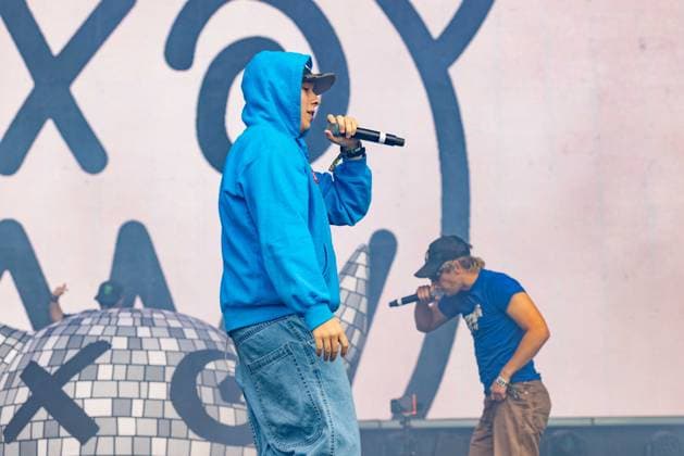 September 18, 2026, Chicago, Illinois, USA: BRAEDAN LUGUE and JOSEPH BERTOLINO of Joey Valence & Brae during Riot Fest Music Festival in Chicago, Illinois Chicago USA  - ZUMAs135 20260918_zap_s135_108 Copyright: xDanielxDeSloverx