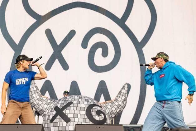 September 18, 2026, Chicago, Illinois, USA: JOSEPH BERTOLINO and BRAEDAN LUGUE of Joey Valence & Brae during Riot Fest Music Festival in Chicago, Illinois Chicago USA  - ZUMAs135 20260918_zap_s135_121 Copyright: xDanielxDeSloverx
