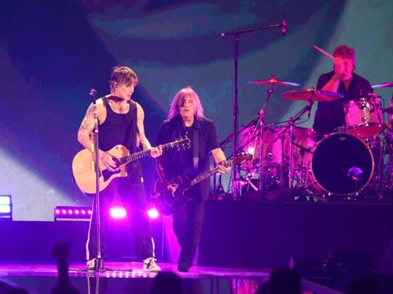 American Rock band The Goo Goo Dolls perform on stage during the iHeartRadio Music Festival Concerts at T-Mobile Arena in Las Vegas, Nevada on Friday, September 18, 2026s.  LAV20260918017 JAMESxATOA