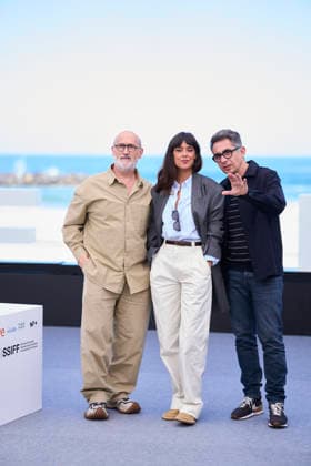 September 19, 2026, Madrid, Madrid, Spain: Belen Cuesta, Javier Camara, Berto Romero attended 5 minutos mas Photocall during 74th San Sebastian International Film Festival at Kursaal Palace on September 19, 2026 in Donostia San Sebastian, Spain Madrid Spain - ZUMAg15_ 20260919_zaf_g15_147 Copyright: xJackxAbuinx