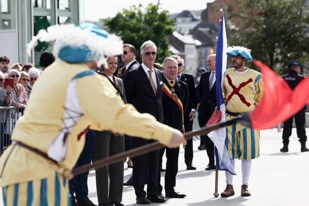 King Philippe - Filip of Belgium pictured during the FÃªtes de Wallonie (Wallonia feasts) celebrations, on Saturday 19 September 2026 in Namur.  BRUNOxFAHY 186976250
