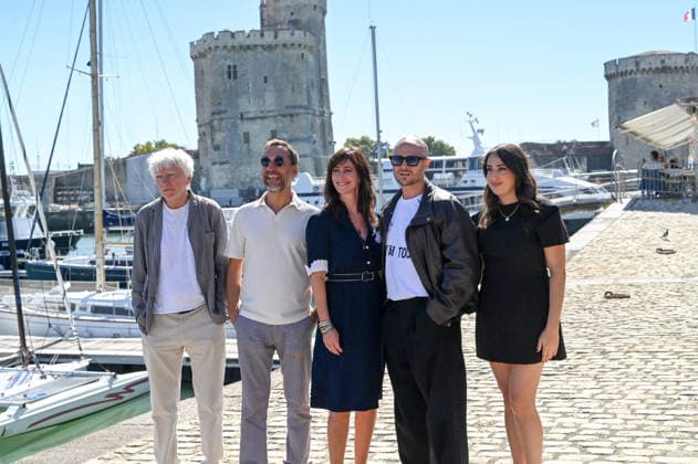 La Rochelle TV Fiction Festival 2026 Photocall September 19, 8th La Rochelle TV Fiction Festival 28th edition of the La Rochelle TV Fiction Festival Photocall for L’art du crime with Éléonore Bernheim, Nicolas Gob, Philippe Duclos, and Benjamin Egner, Salome Partouche 459780 September 19, 2026 France  Copyright: xBarbaraxNeymanx xStarfacex STAR_459780_173