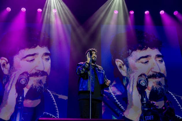 Antonio Orozco Concert at the Movistar Arena Singer Antonio Orozco during a performance at the Movistar Arena on September 19, 2026, in Madrid, Spain. Orozco is presenting this concert as part of The Tour of a Lifetime, a tour that combines his greatest hits with new songs from his latest album, ‘De tiempo y oro’ SEPTEMBER 19, 2026 OROZCO CONCERT MUSIC MUSICIAN TOUR Madrid Madrid, Spain  Copyright: xRicardoxRubiox 7787005