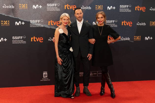 74th San Sebastian Film Festival SAN SEBASTIAN, SPAIN - SEPTEMBER 19: Naomi Watts (R), Ben Shirinian (C), Lena Olin (R) attend the The Housewife screening during the 74th San Sebastian International Film Festival at Kursaal Palace on September 19, 2026 in San Sebastian, Spain. Javi Julio Anadolu San Sebastian Spain. Editorial use only. Please get in touch for any other usage.  Copyright: x2026xAnadoluxJavixJuliox