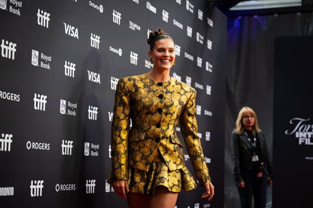 September 19, 2026, Toronto, On, Canada: Alysha Newman is pictured on the red carpet for Run Terry Run at the Toronto International Film Festival in Toronto, on Saturday, Sept. 19, 2026. Toronto Canada  - ZUMAc35_ 20260919_zaf_c35_073 Copyright: xLauraxProctorx