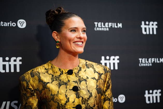 September 19, 2026, Toronto, On, Canada: Alysha Newman is pictured on the red carpet for Run Terry Run at the Toronto International Film Festival in Toronto, on Saturday, Sept. 19, 2026. Toronto Canada  - ZUMAc35_ 20260919_zaf_c35_075 Copyright: xLauraxProctorx