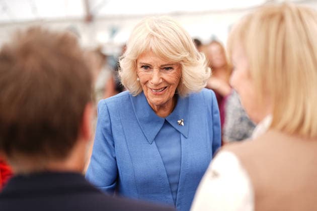 . 19 09 2026. United Kingdom. Queen Camilla attends The Queen s Reading Room Festival at Chatsworth House in Derbyshire, United Kingdom.  xPoolx xi-Imagesx IIM-27018-0004