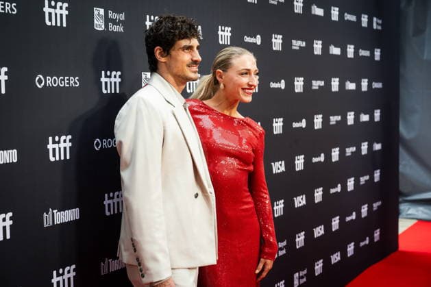 September 19, 2026, Toronto, On, Canada: Paul Poirier and Piper Gilles is pictured on the red carpet for Run Terry Run at the Toronto International Film Festival in Toronto, on Saturday, Sept. 19, 2026. Toronto Canada  - ZUMAc35_ 20260919_zaf_c35_078 Copyright: xLauraxProctorx