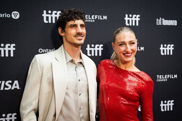 September 19, 2026, Toronto, On, Canada: Paul Poirier and Piper Gilles is pictured on the red carpet for Run Terry Run at the Toronto International Film Festival in Toronto, on Saturday, Sept. 19, 2026. Toronto Canada  - ZUMAc35_ 20260919_zaf_c35_083 Copyright: xLauraxProctorx