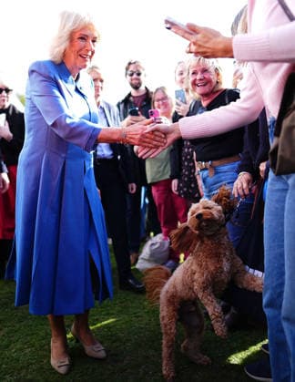 . 19 09 2026. United Kingdom. Queen Camilla attends The Queen s Reading Room Festival at Chatsworth House in Derbyshire, United Kingdom.  xPoolx xi-Imagesx IIM-27018-0030