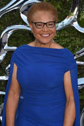 LOS ANGELES, CA - SEPTEMBER 19: Karen Bass at the opening night of the Lucas Museum of Narrative Art in Los Angeles, California on September 19, 2026. Copyright: xJeffreyxMayer MediaPunchx