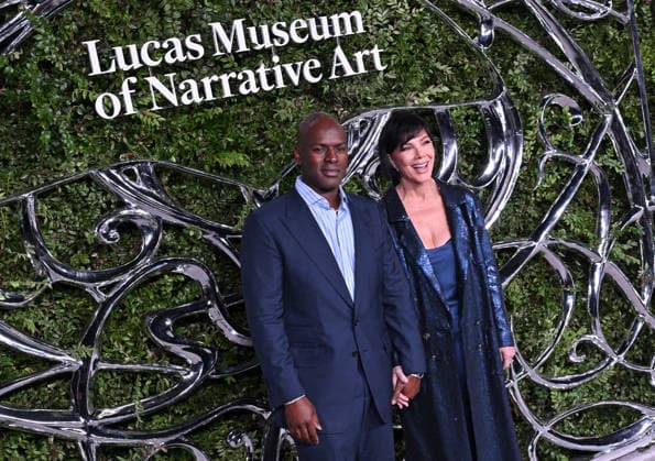 Lucas Museum of Narrative Art Opening Night Corey Gamble and Kris Jenner arriving at the Lucas Museum of Narrative Art opening night held at the Lucas Museum of Narrative Art in Los Angeles, Ca. on September 19, 2026. Los Angeles Lucas Museum of Narrative Art California USA Copyright: xStarbuck xAFF-USA.COMx