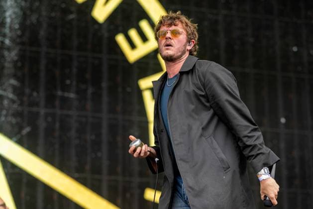 September 19, 2026, Chicago, Illinois, USA: JAMES SMITH of English post-punk band Yard Act during Riot Fest Music Festival in Chicago, Illinois Chicago USA  - ZUMAs135 20260919_zap_s135_017 Copyright: xDanielxDeSloverx