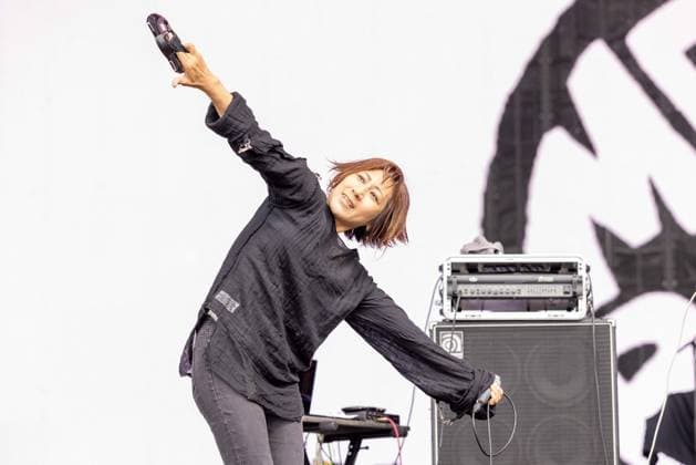 September 19, 2026, Chicago, Illinois, USA: YASUKO ONUKI of Japanese rock band Melt-Banana during Riot Fest Music Festival in Chicago, Illinois Chicago USA  - ZUMAs135 20260919_zap_s135_028 Copyright: xDanielxDeSloverx