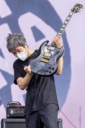 September 19, 2026, Chicago, Illinois, USA: ICHIRO AGATA of Japanese rock band Melt-Banana during Riot Fest Music Festival in Chicago, Illinois Chicago USA  - ZUMAs135 20260919_zap_s135_031 Copyright: xDanielxDeSloverx