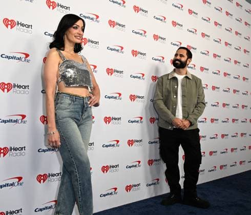 iHeartRadio Music Festival, night 2 Arrivals for the iHeartRadio Music Festival, night 2 at T-Mobile arena. 19 Sep 2026 Pictured: Dayanara Torres (L) and Enrique Santos.  Copyright: xThexMegaxAgencyxMBS MEGAx