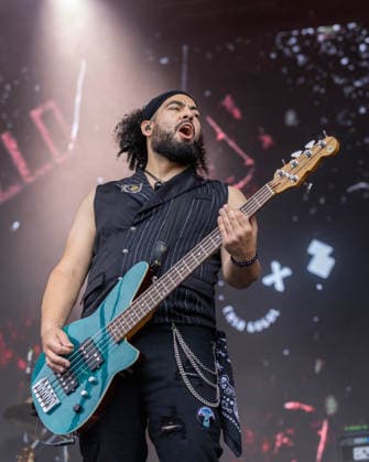 September 19, 2026, Chicago, Illinois, USA: GIL ALEXANDRE of Gogol Bordello during Riot Fest Music Festival in Chicago, Illinois Chicago USA  - ZUMAs135 20260919_zap_s135_114 Copyright: xDanielxDeSloverx