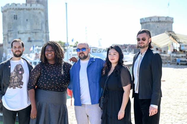 La Rochelle TV Fiction Festival 2026 Photocall September 19, 28th La Rochelle TV Fiction Festival 28th edition of the La Rochelle TV Fiction Festival Photocall for Groupe de soutien with Alexandre Pelletier, Fabiola Nyrva Aladin, Thierry Leblanc, Noémie Leduc Vaudry, Francis Corbeil Savage 459780 September 19, 2026 France  Copyright: xBarbaraxNeymanx xStarfacex STAR_459780_655