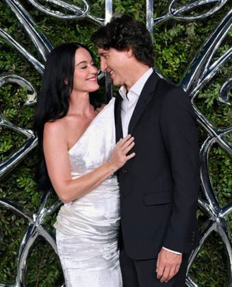 Katy Perry and former Prime Minister of Canada Justin Trudeau attend the Lucas Museum of Narrative Art opening night at Exposition Park in Los Angeles on Saturday, September 19, 2026.  LAP2026091902 JIMxRUYMEN