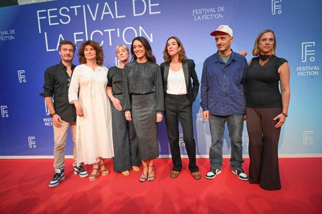 La Rochelle TV Fiction Festival 2026 Red Carpet on September 19, 28th La Rochelle TV Fiction Festival 28th edition of the La Rochelle TV Fiction Festival Closing photocall Sofia Essaidi, Vania Leturcq, Fabienne Servan Schreiber 459787 September 19, 2026 France  Copyright: xBarbaraxNeymanx xStarfacex STAR_459787_088