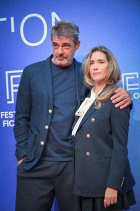 La Rochelle TV Fiction Festival 2026 Red Carpet on September 19, 28th La Rochelle TV Fiction Festival 28th edition of the La Rochelle TV Fiction Festival Closing photocall Thierry Neuvic, Vahina Giocante 459787 September 19, 2026 France  Copyright: xBarbaraxNeymanx xStarfacex STAR_459787_114