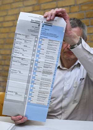 Voters head to polls for Berlin and Mecklenburg-Vorpommern state elections in Germany BERLIN, GERMANY - SEPTEMBER 20: Voters cast their ballots at a polling station in the Charlottenburg district during state elections in Berlin, Germany on September 20, 2026. Voters went to the polls for state elections in both Berlin and Mecklenburg-Vorpommern to elect their respective regional legislatures. Halil Sagirkaya Anadolu Berlin Germany. Editorial use only. Please get in touch for any other usage.  Copyright: x2026xAnadoluxHalilxSagirkayax