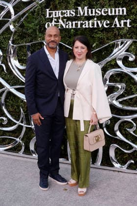 September 19, 2026, Los Angeles, California, USA: (L-R) Keegan-Michael Key and Elle Key at the Lucas Museum of Narrative Art Opening Night at the Lucas Museum of Narrative Art on Saturday September 19, 2026 in Los Angeles, California. BURT HARRIS BNS PI Los Angeles USA  - ZUMAp124 20260919_zaa_p124_089 Copyright: xBurtxHarrisx