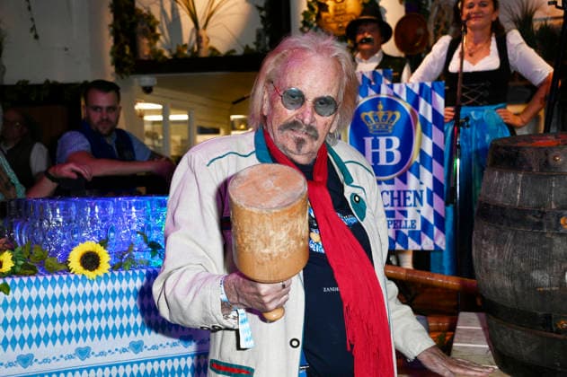 Frank Zander beim Wiesn-Anstich zum Oktoberfest 2026 im Hofbräu Berlin. Berlin, 19.09.2026