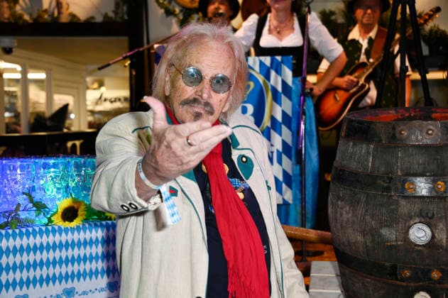 Frank Zander beim Wiesn-Anstich zum Oktoberfest 2026 im Hofbräu Berlin. Berlin, 19.09.2026
