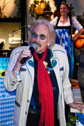 Frank Zander beim Wiesn-Anstich zum Oktoberfest 2026 im Hofbräu Berlin. Berlin, 19.09.2026