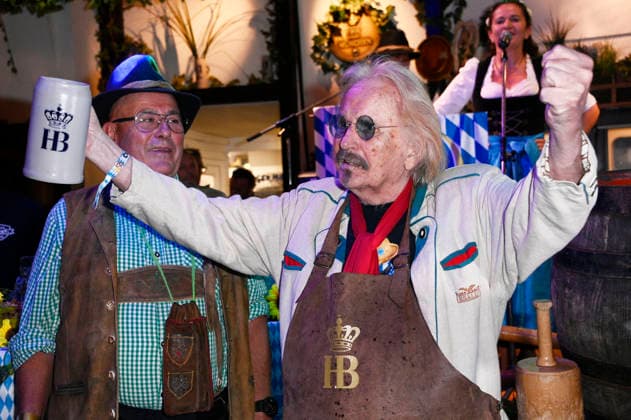 Frank Zander beim Wiesn-Anstich zum Oktoberfest 2026 im Hofbräu Berlin. Berlin, 19.09.2026