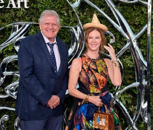 Robert Zemeckis and his wife Leslie Zemeckis attend the Lucas Museum of Narrative Art opening night at Exposition Park in Los Angeles on Saturday, September 19, 2026.  LAP2026091937 JIMxRUYMEN