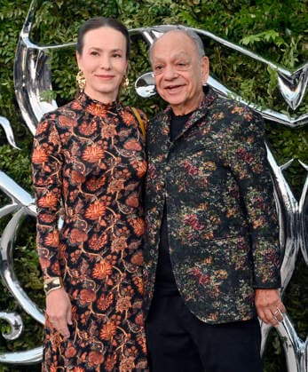 Cheech Marin and his wife Natasha Rubin attend the Lucas Museum of Narrative Art opening night at Exposition Park in Los Angeles on Saturday, September 19, 2026.  LAP2026091938 JIMxRUYMEN