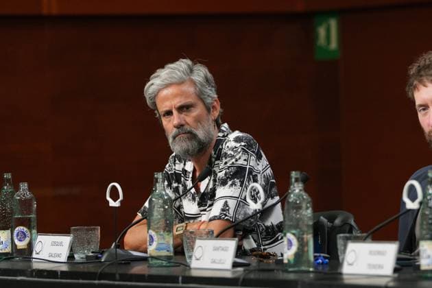 Lali Espósito Presents *Glaxo* at the San Sebastián Film Festival Art director Ezequiel Galeano during the presentation of the film *Glaxo* as part of the 74th San Sebastián Film Festival, on September 20, 2026, in San Sebastián, Guipúzcoa, Basque Country, Spain. The film, directed by Benjamín Naishtat and starring Lali Espósito, Marcelo Subiotto, and Esteban Bigliardi, is based on the novel of the same name by Hernán Ronsino. SEPTEMBER 20, 2026 San Sebastián, Guipúzcoa, Basque Country, Spain Copyright: xUnanuex 7787890