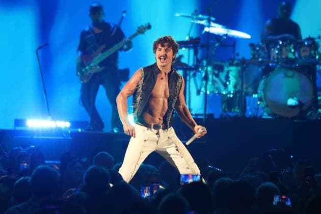 Benson Boone inside for iHeartRadio Music Festival Presented by Capital One 2026 - SAT, T-Mobile Arena, Las Vegas, NV, September 19, 2026. Photo By: JA Everett Collection iHeartRadio Music Festival Presented by Capital One 2026 - SAT PUBLICATIONXNOTxINxCANxCHNxFRAxITAxJPNxNORxPOLxRUSxESPxUKxUSA