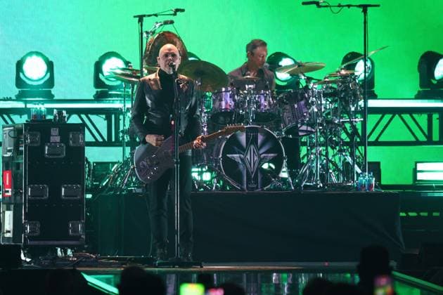 Smashing Pumpkins inside for iHeartRadio Music Festival Presented by Capital One 2026 - SAT, T-Mobile Arena, Las Vegas, NV, September 19, 2026. Photo By: JA Everett Collection iHeartRadio Music Festival Presented by Capital One 2026 - SAT PUBLICATIONXNOTxINxCANxCHNxFRAxITAxJPNxNORxPOLxRUSxESPxUKxUSA