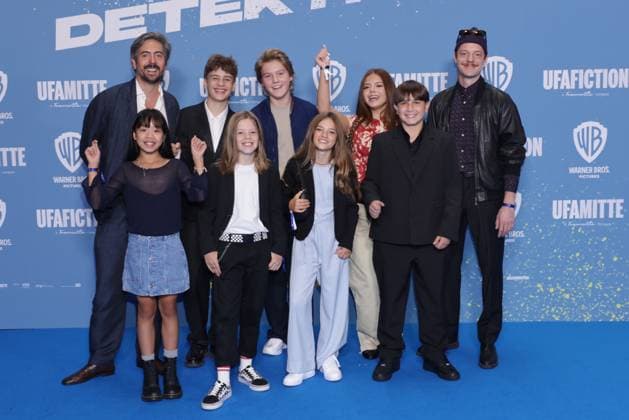 Emil und die Detektive David Dietl, Ai Vy Bui, Bela Louis Plass, Lara Toni Lüdders, Camille Moltzen, Nicholas Jonah Peter, Zaide Kayaci, Kilian Kasa, Merlin Sandmeyer Premiere Emil und die Detektive im Kino in der Kulturbrauerei, Berlin Datum: 20.09.2026 Copyright: xEventpress Kratschx