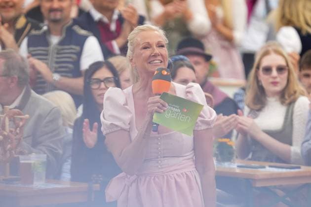 ZDF-Fernsehgarten 2026. Andrea Kiwi Kiewel im ZDF Fernsehgarten mit dem Motto Oktoberfest am 20.09.2026 in Mainz. Mainz ZDF Fernsehgarten Rheinland-Pfalz