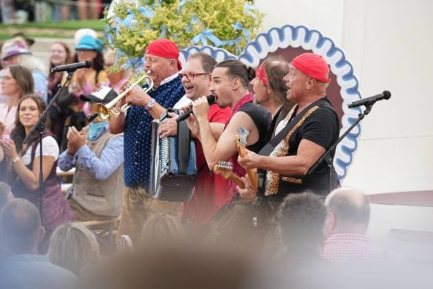ZDF-Fernsehgarten 2026. Musikgruppe Münchner Zwietracht im ZDF Fernsehgarten mit dem Motto Oktoberfest am 20.09.2026 in Mainz. Mainz ZDF Fernsehgarten Rheinland-Pfalz