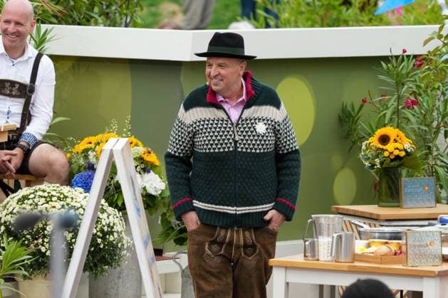 ZDF-Fernsehgarten 2026. Koch Johann Lafer im ZDF Fernsehgarten mit dem Motto Oktoberfest am 20.09.2026 in Mainz. Mainz ZDF Fernsehgarten Rheinland-Pfalz