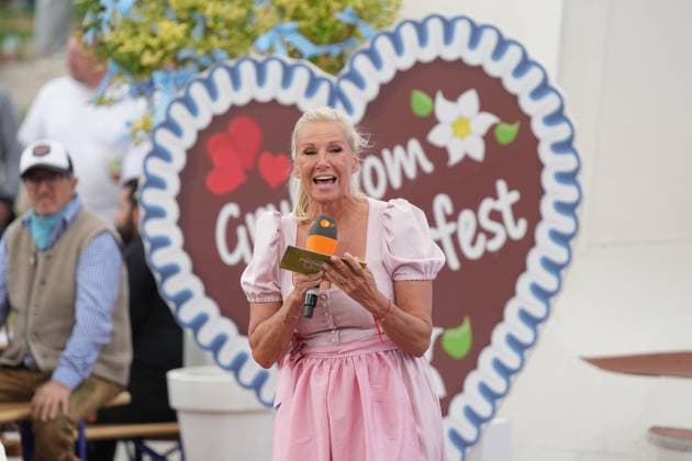 ZDF-Fernsehgarten 2026. Andrea Kiwi Kiewel im ZDF Fernsehgarten mit dem Motto Oktoberfest am 20.09.2026 in Mainz. Mainz ZDF Fernsehgarten Rheinland-Pfalz