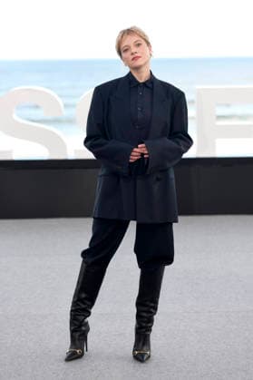 Jella Haase beim Photocall zum Kinofilm Krux auf dem 74. Internationalen Filmfestival San Sebastian Festival Internacional de Cine de San Sebastian auf der Kursaal Terasse. San Sebastian, 20.09.2026